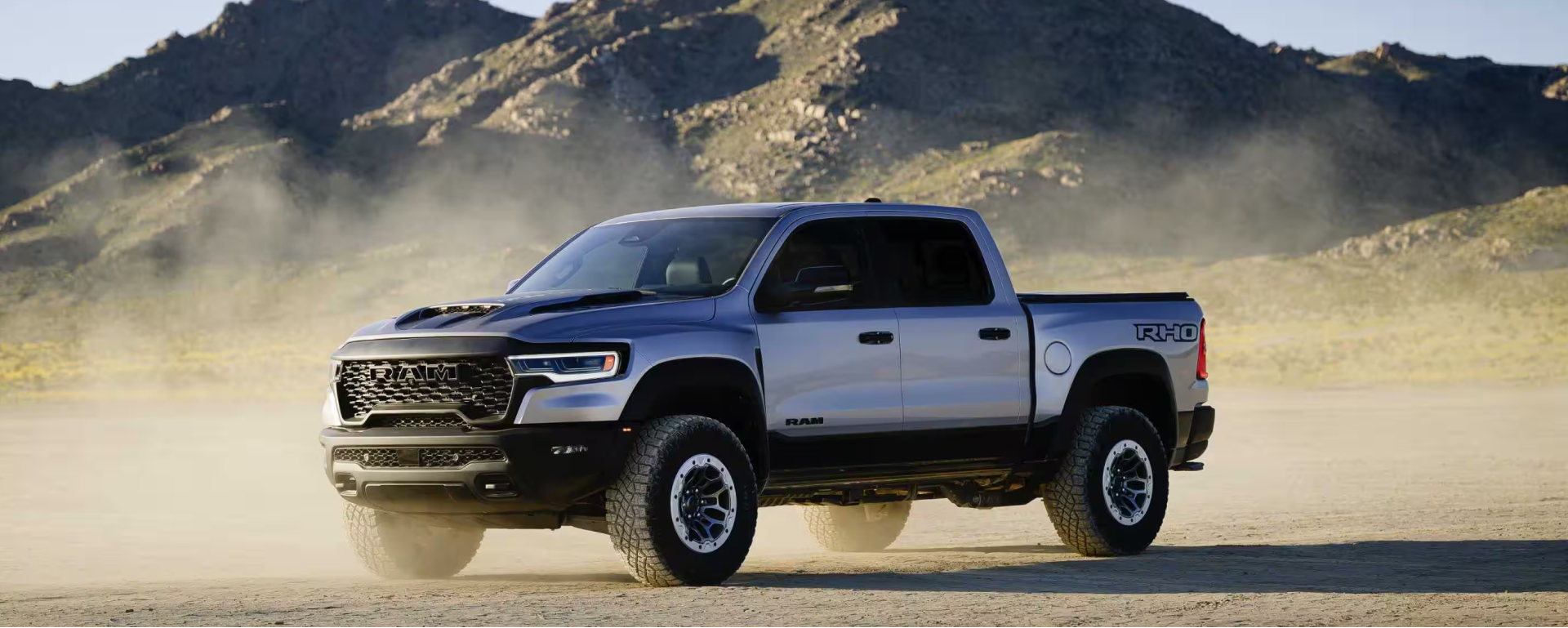Ram Truck on the dirt road